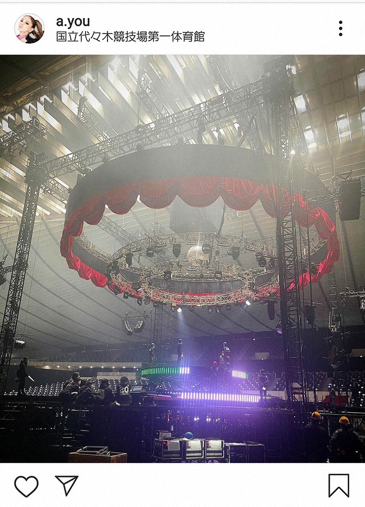 【画像・写真】浜崎あゆみ　カウントダウンライブ生配信中止で心境「夢をカタチにしようと挑んだ日々　一生忘れない」