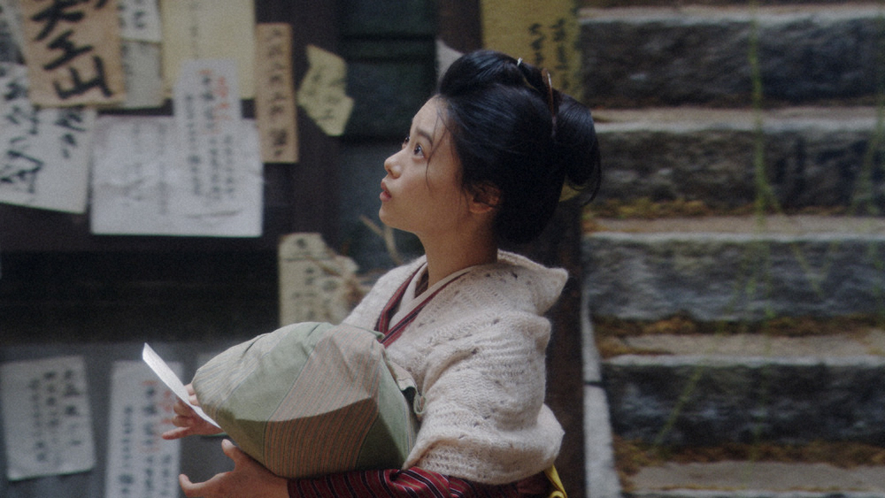 連続テレビ小説「おちょやん」第5週は「女優になります」。口入れ屋の紹介で、カフェーキネマへやって来た千代（杉咲花）（C）NHK