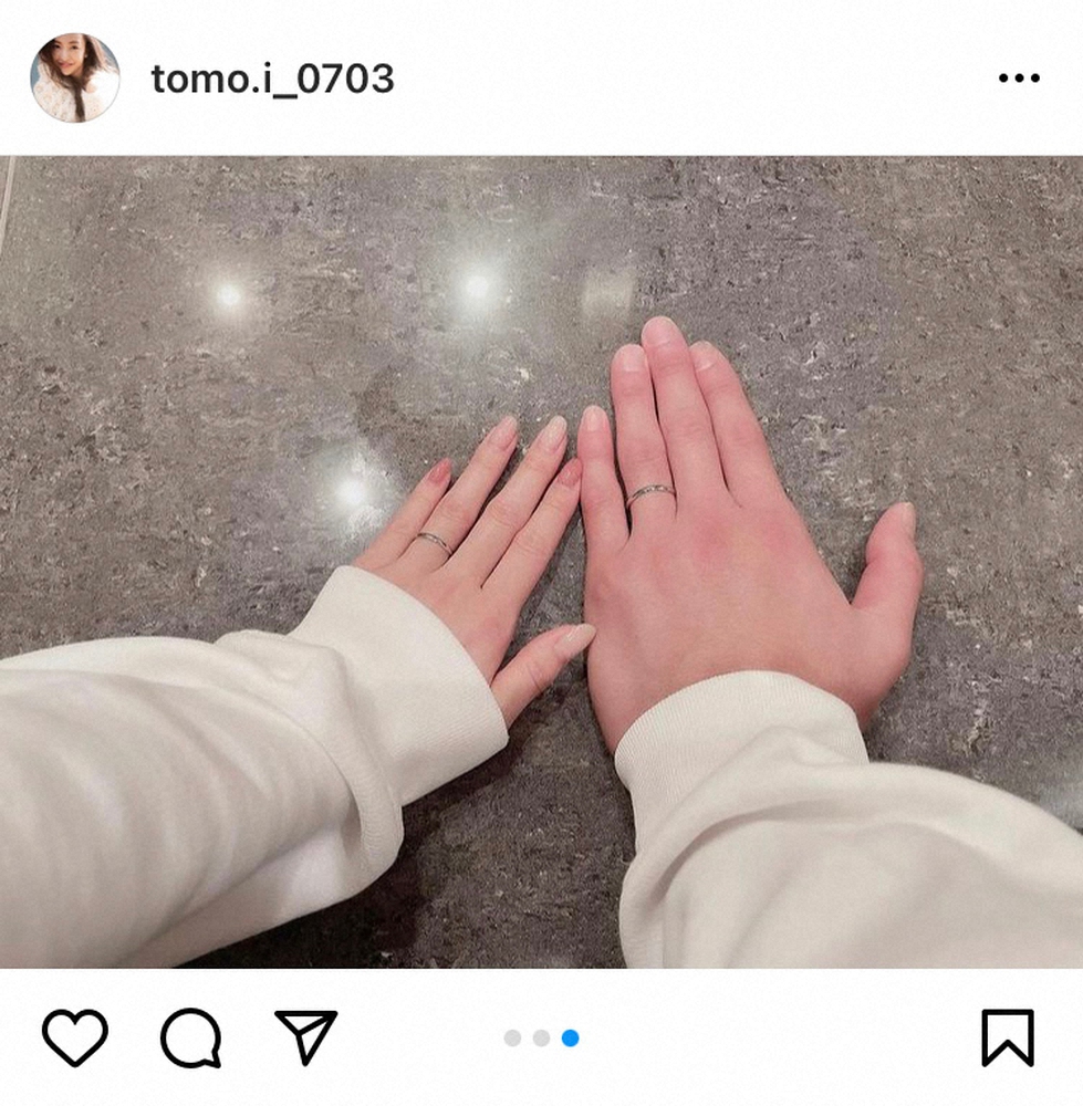 【画像・写真】板野友美　ヤクルト高橋奎二と結婚　インスタで幸せ報告「1番近くで支え合い、成長し合い　温かい家庭を」