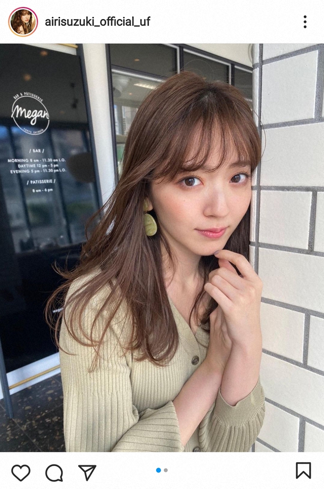 【画像・写真】鈴木愛理　「大人な」ソロショットにネット反響　「いつもと雰囲気違う！」「美しさが倍増」