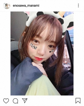 江野沢愛美公式インスタグラム Enosawa Manami より スポニチ Sponichi Annex 芸能