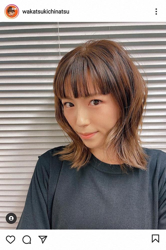 【画像・写真】若槻千夏　「飽きちゃって」新髪形「令和ウルフ」に「何しても若い」「かわいい！」の声