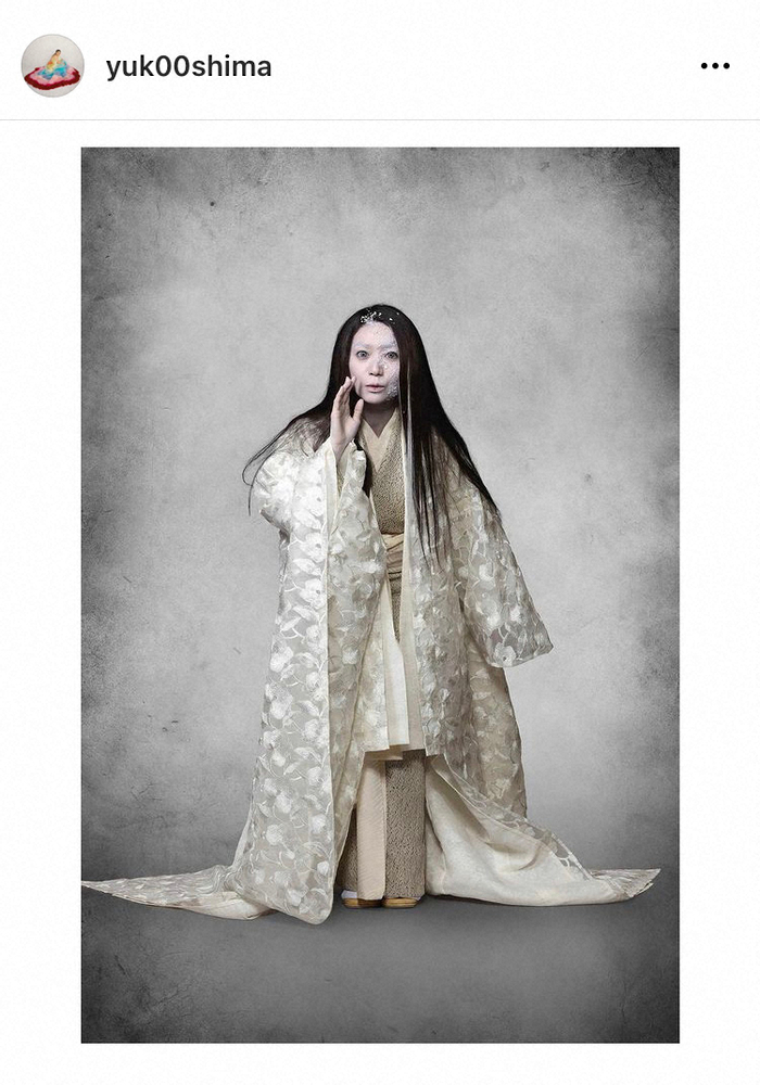 【画像・写真】大島優子　“妖怪デビュー”雪女姿を披露　ファン「怖い恐い！！」「こんな美人な妖怪なら最高」