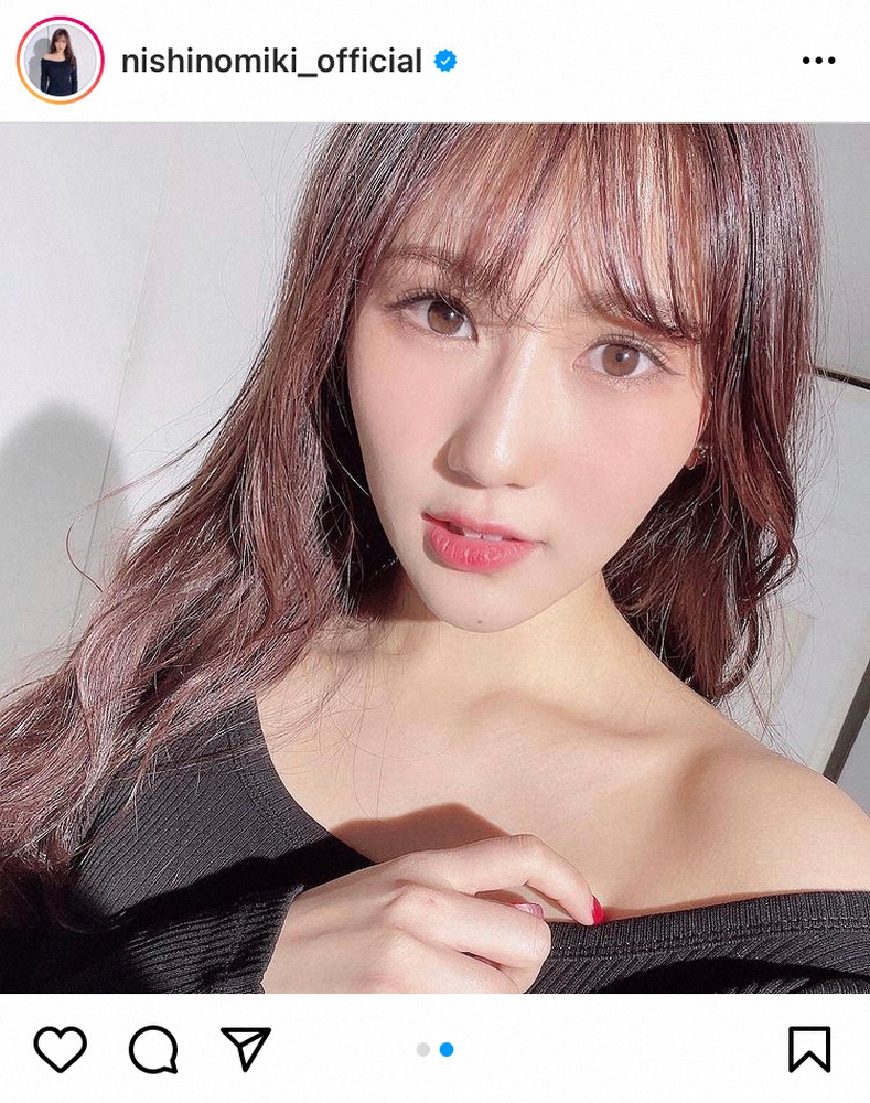 【画像・写真】西野未姫「今までなかった鎖骨」披露　ダイエット成功　ファン「別人みたいです」「すげえきれい」