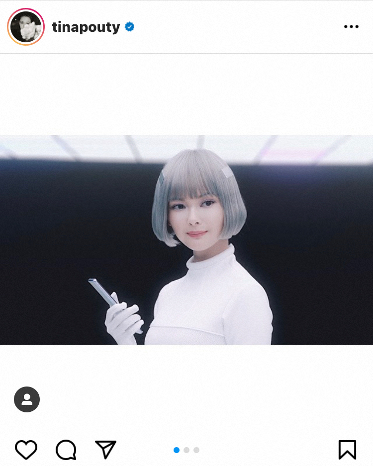 【画像・写真】玉城ティナ、CMで美少女アンドロイドに　ネット「最高」「ロボティナかわいい！」
