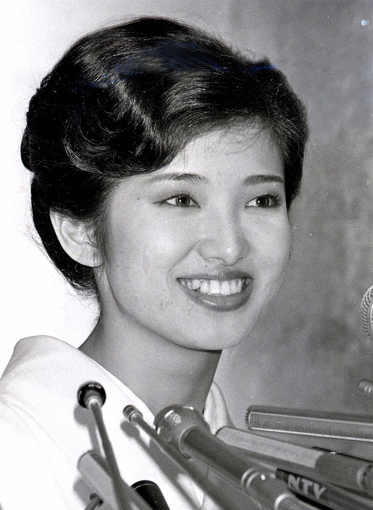 山口百恵さん（1980年撮影）