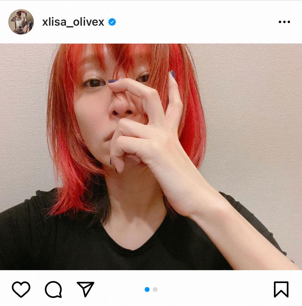 【画像・写真】LiSA公式インスタグラム（＠xlisa_olivex）より