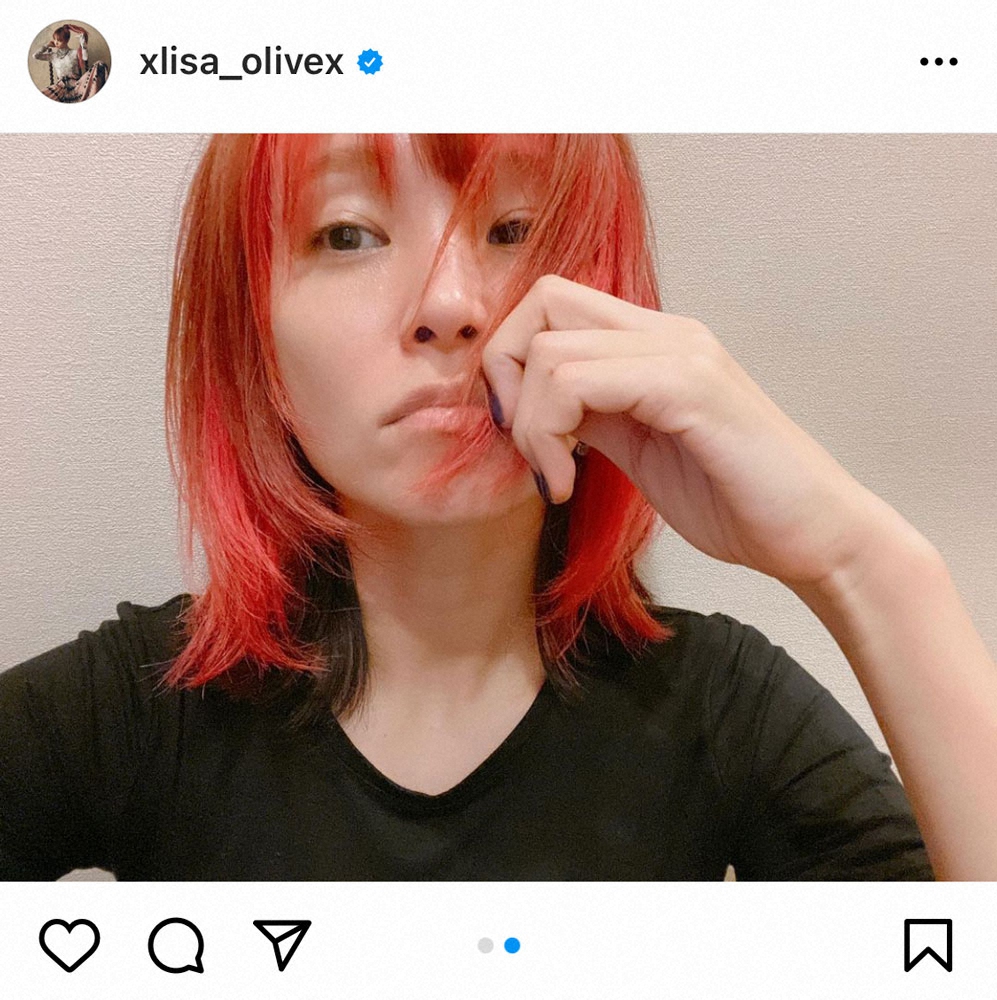 【画像・写真】LiSA公式インスタグラム（＠xlisa_olivex）より