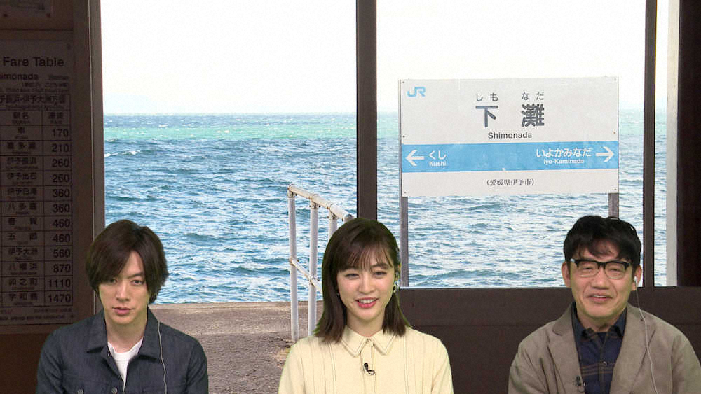 ABCテレビ「最初と最後にはワケがある」に出演の（左から）DAIGO、新井恵理那、ずん・飯尾和樹