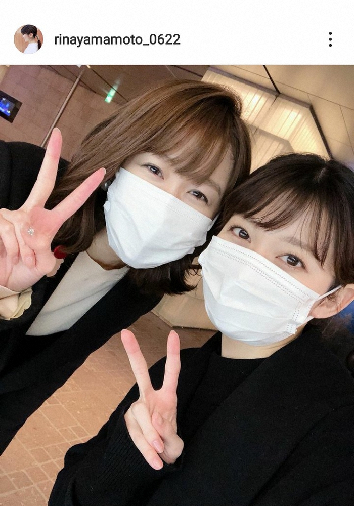 【画像・写真】TBS山本里菜アナ　良原安美アナと“美2ショット”披露に反響「美しすぎ」「姫さま」