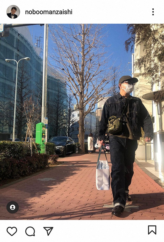 【画像・写真】“65点男”千鳥ノブ　「66点にする為に買い物」デニムコーデ披露　「太ジーパンお似合い」の声