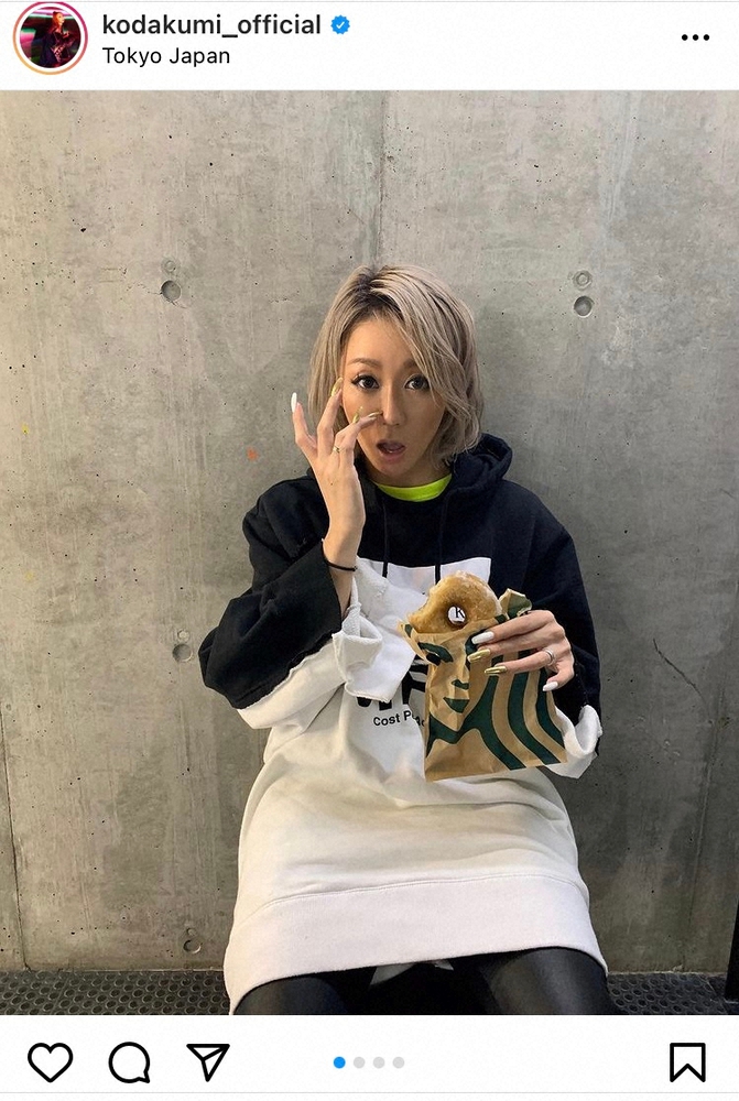 【画像・写真】倖田來未「カロリーが呼んでいる」撮影後の誘惑…ドーナツ手に「まじ助けて」　フォロワー「気持ちわかる」