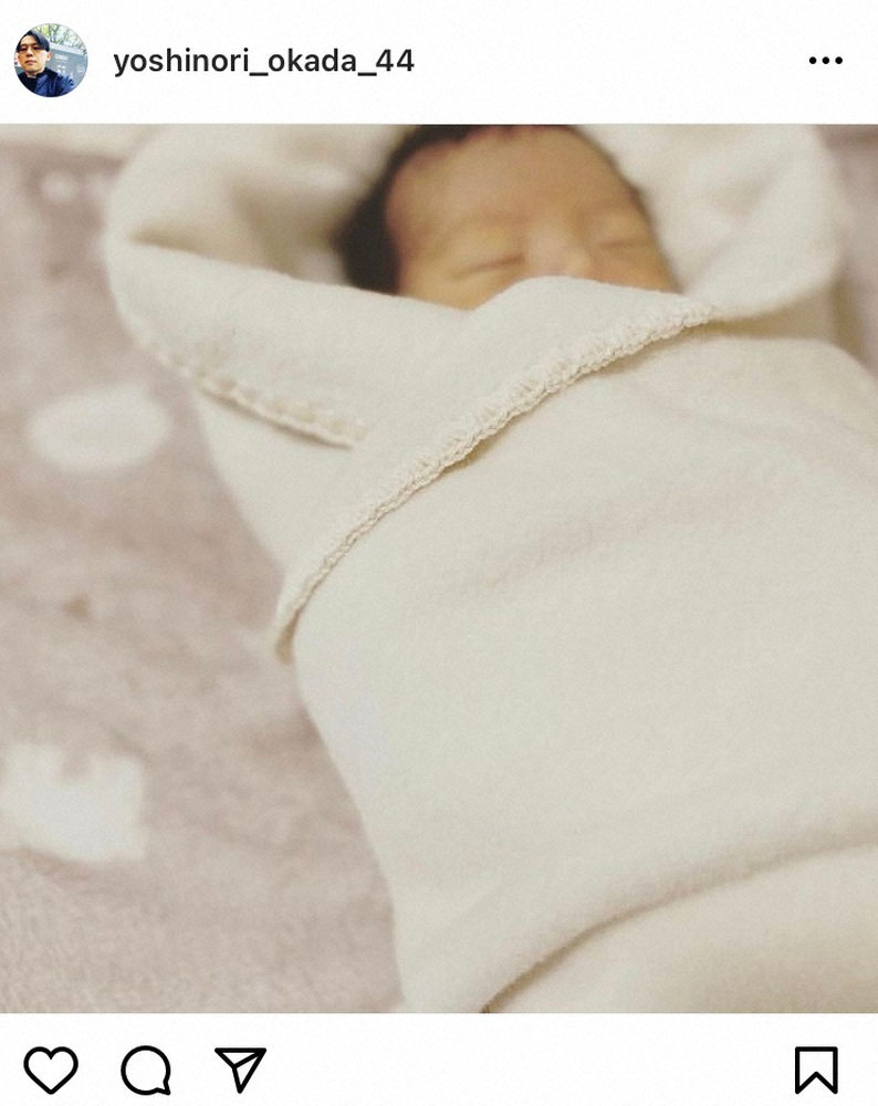 【画像・写真】田畑智子第2子出産　夫・岡田義徳のインスタで報告　「夫と力を合わせて二人の我が子を守っていきたい」
