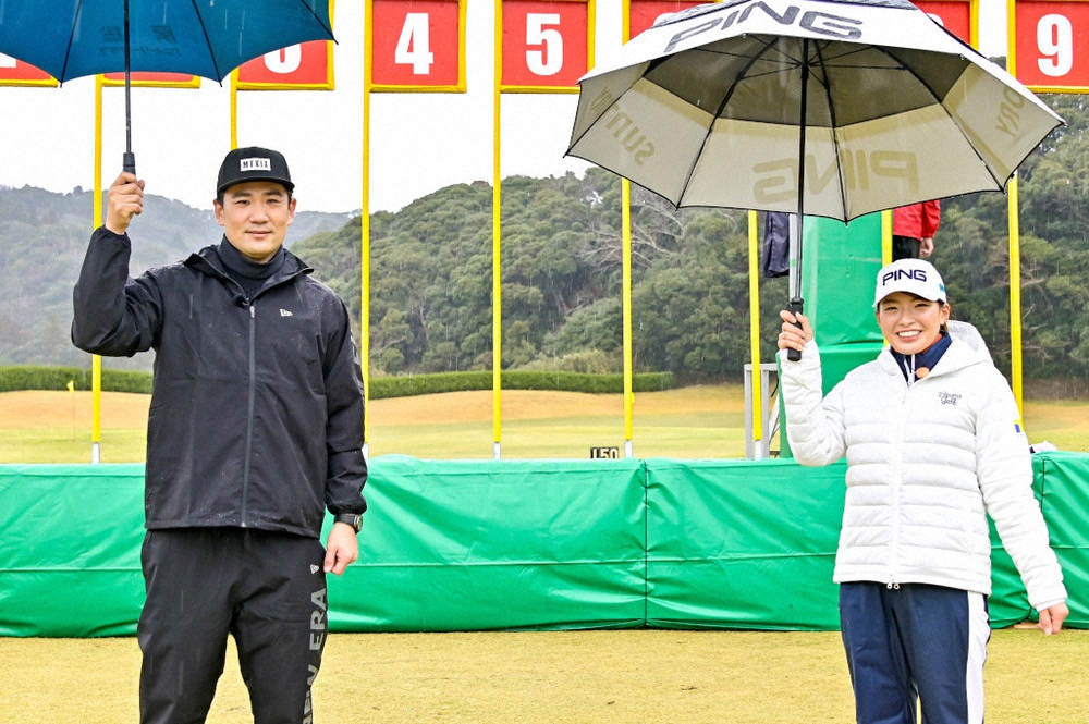 20日放送の「炎の体育会TVSP」に出演する（左から）田中将大投手と渋野日向子選手（C）TBS