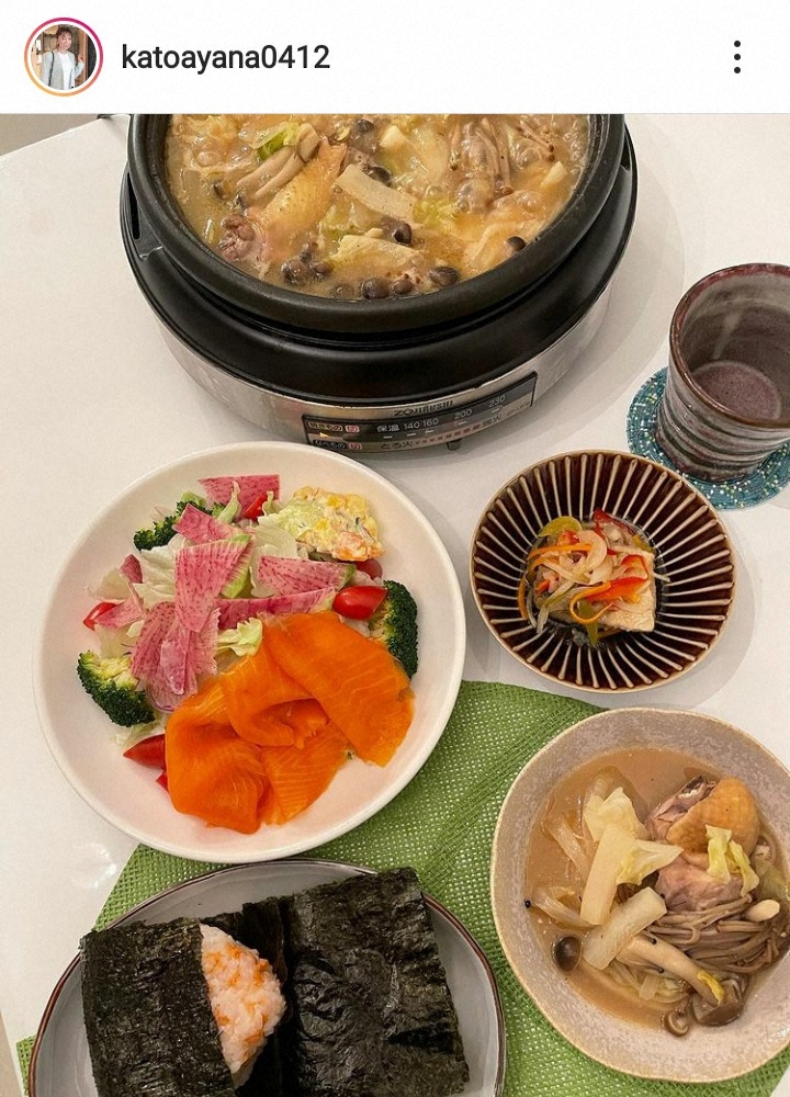【画像・写真】加藤綾菜　夫・加藤茶のお気に入り特製メニューに反響「美味しそう」「愛情たっぷり」