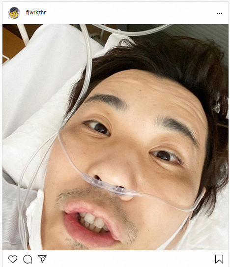 【画像・写真】ライセンス藤原　手術終了を報告　「ガキ使」収録で転倒し鎖骨骨折