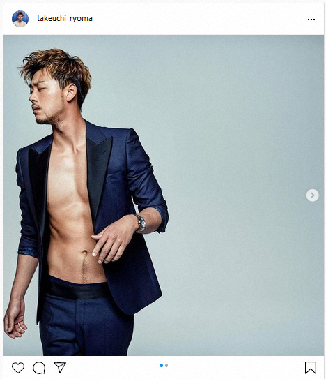 【画像・写真】竹内涼真　ギャランドゥ見せワイルドショットにネット悶絶　「芸術品みたい」「えぐかっこいい！」