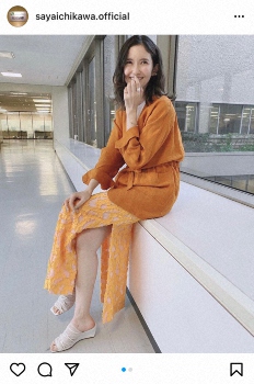 市川紗椰 スリットから美脚がチラリ 相撲取りが興奮しそう 美白セクシー の声 スポニチ Sponichi Annex 芸能