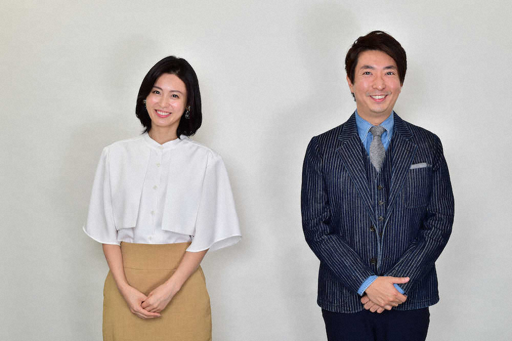 TBSラジオの新番組「ONE－J」のパーソナリティーを務める本仮屋ユイカ（左）と有村昆