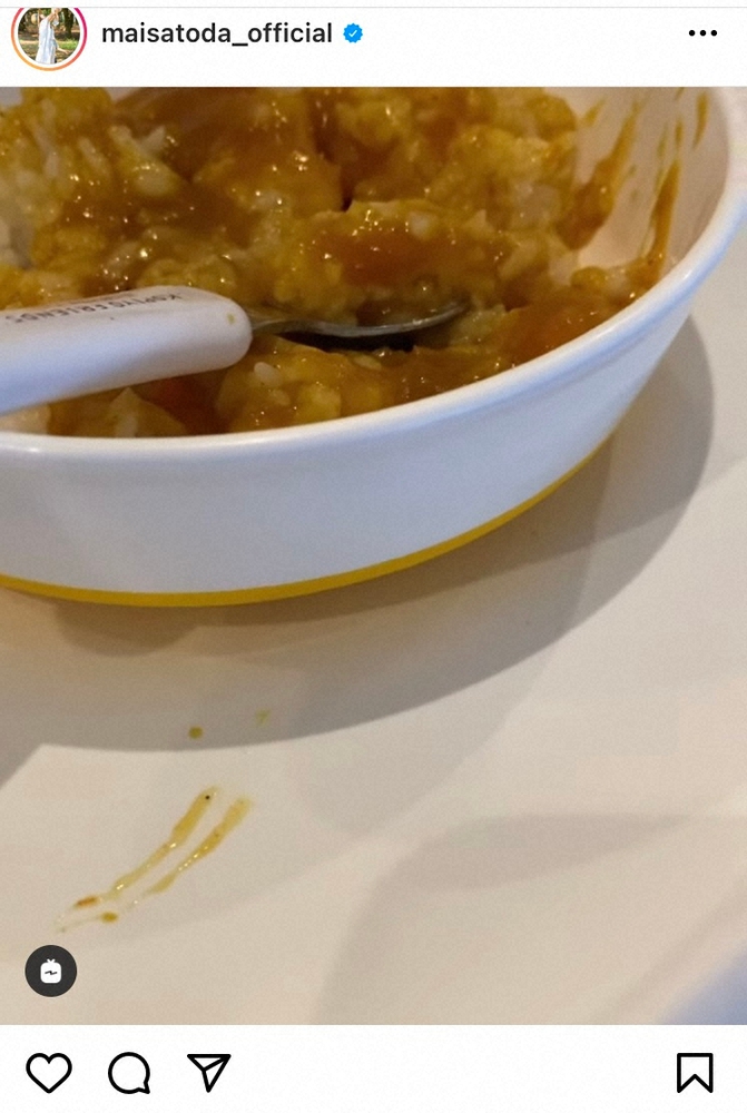 里田まいインスタグラム Maisatoda Official より スポニチ Sponichi Annex 芸能