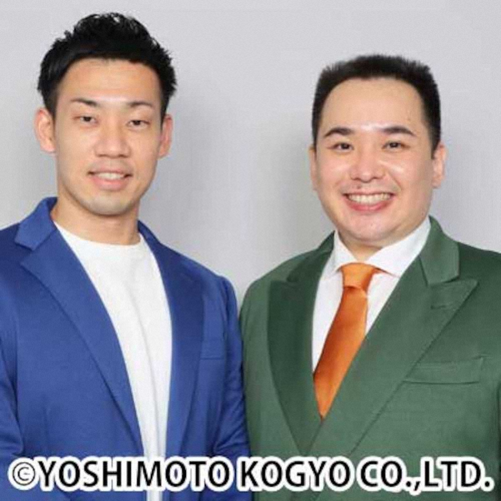 MBSテレビ「よんチャンTV」でレギュラーとなるミルクボーイ・駒場孝（左）、内海崇