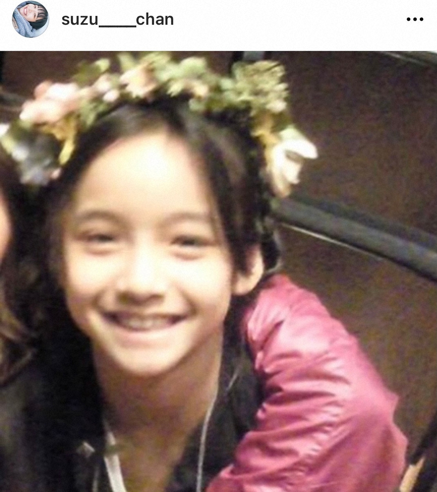 【画像・写真】山之内すず　「初出し！」小学生時代の貴重な写真公開　「安室ちゃんかと」「錦戸くんに似てる」