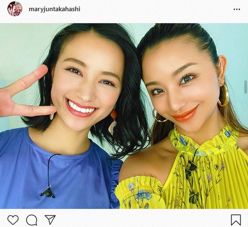 【画像・写真】高橋メアリージュン　妹・ユウと“素敵すぎるツーショット”　ファン「今日も美人姉妹」「罪な写真」