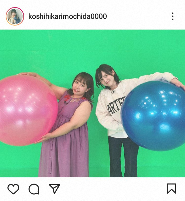 【画像・写真】カトパン似の餅田コシヒカリ　声優・中島由貴との2ショットに「cuteです」の声