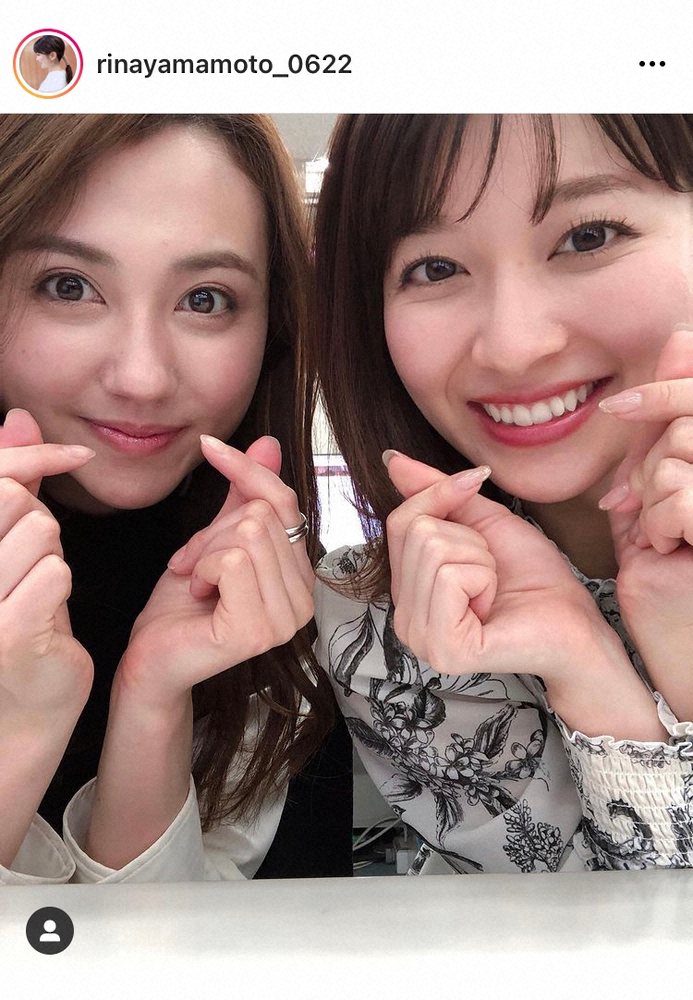 【画像・写真】TBS山本里菜アナ、山形純菜アナとの同期ショットに反響「美人姉妹みたい」「絆っていいですね」