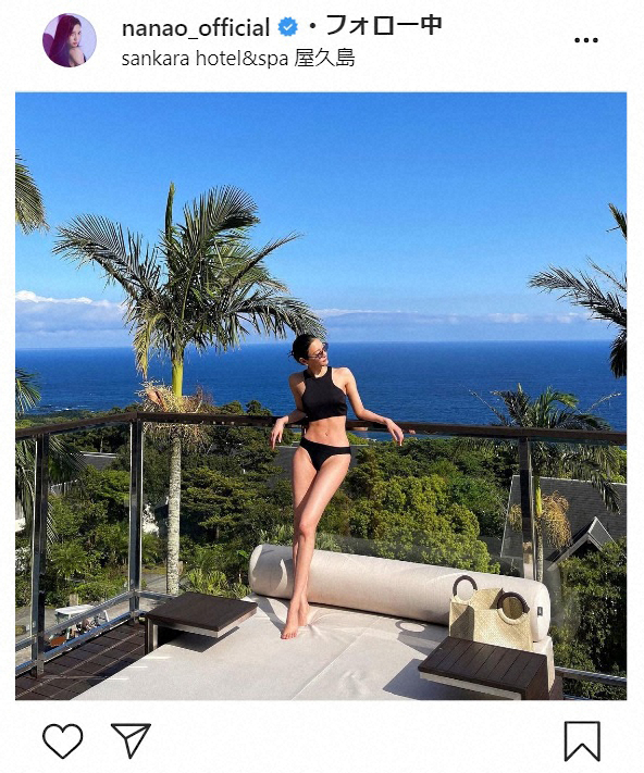 【画像・写真】菜々緒「一滴も雨が降らなかった晴れ女」大自然バックに圧巻のスタイル披露