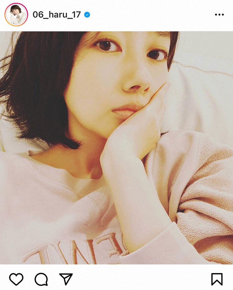 【画像・写真】波瑠公式インスタグラム（＠06_haru_17）より