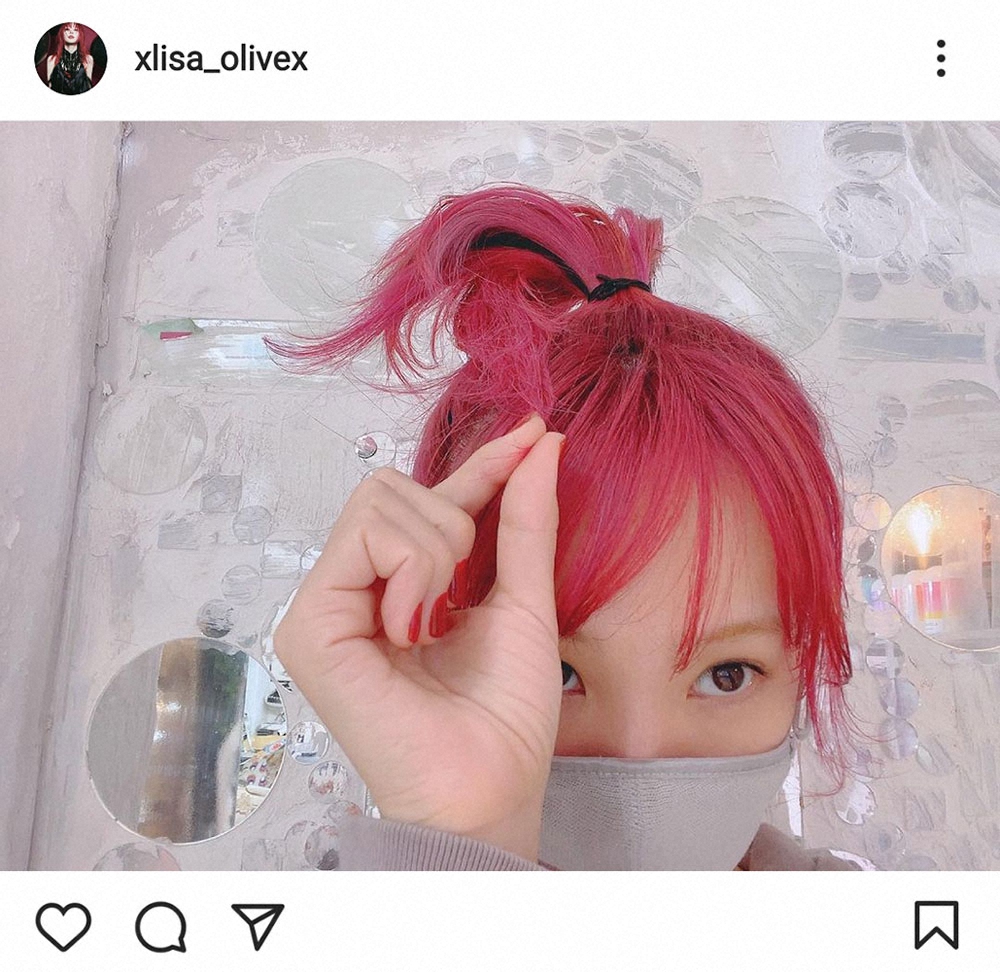 【画像・写真】LiSA公式インスタグラム（＠xlisa_olivex）より