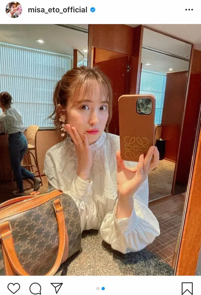 【画像・写真】衛藤美彩　ポニーテール＆春の私服披露に反響「最強です」「めっちゃ似合う」