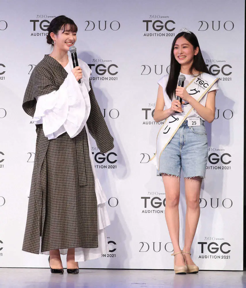 【画像・写真】TGCオーディション、中3寺島季咲さんがグランプリ　趣味は「三線」弾き