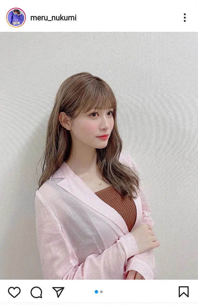 【画像・写真】めるる　珍しい巻き髪披露にファン「大人っぽ！」「いつもと雰囲気違う」「めるる？」