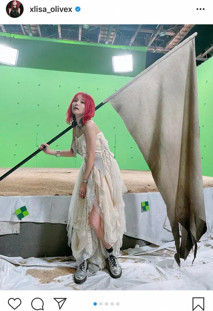 【画像・写真】LiSA　“戦い抜いた戦士”新曲MV衣装披露に「かっこいい惚れた」「最高です!」の声