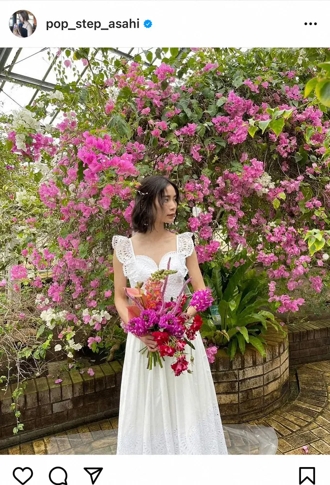 【画像・写真】朝日奈央　純白ドレス姿を披露　フォロワー絶賛「綺麗なお姫様」「天使」