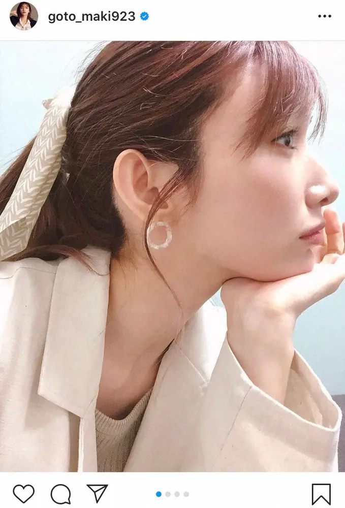 【画像・写真】後藤真希　春の“お仕事コーデ”披露に「オシャレ過ぎ」「カッコいい!大人な感じです!」の声