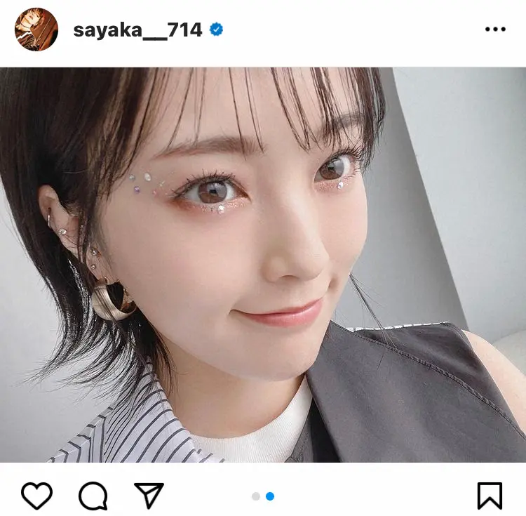山本彩公式インスタグラム Sayaka 714 より スポニチ Sponichi Annex 芸能