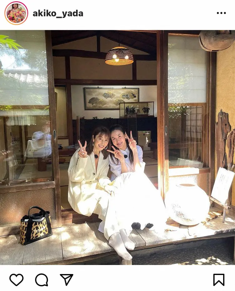【画像・写真】矢田亜希子、ともさかりえと「20年以上振り」仕事共演2ショット！ファン「2人とも変わらず綺麗」