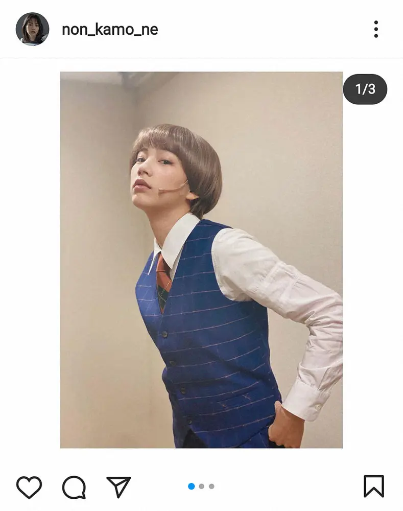 【画像・写真】のん　スーツにマッシュルームカットの少年姿にファン「イケメン」「ビートルズみたい！」の声