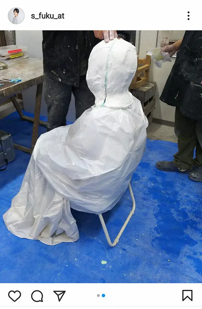 【画像・写真】鈴木福　特殊メイク用型取り姿披露　誰だかわからない写真にファンも「めちゃ大変そう」「息が苦しい」