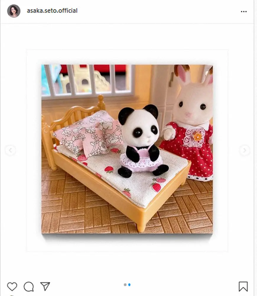 瀬戸朝香インスタグラム Asaka Seto Official より スポニチ Sponichi Annex 芸能