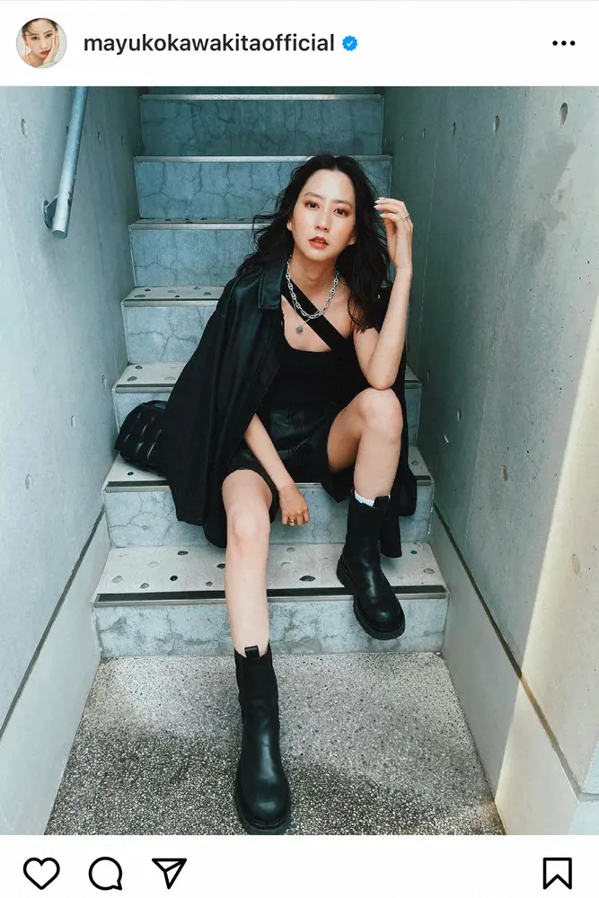 河北麻友子公式インスタグラム Mayukokawakitaofficial より スポニチ Sponichi Annex 芸能