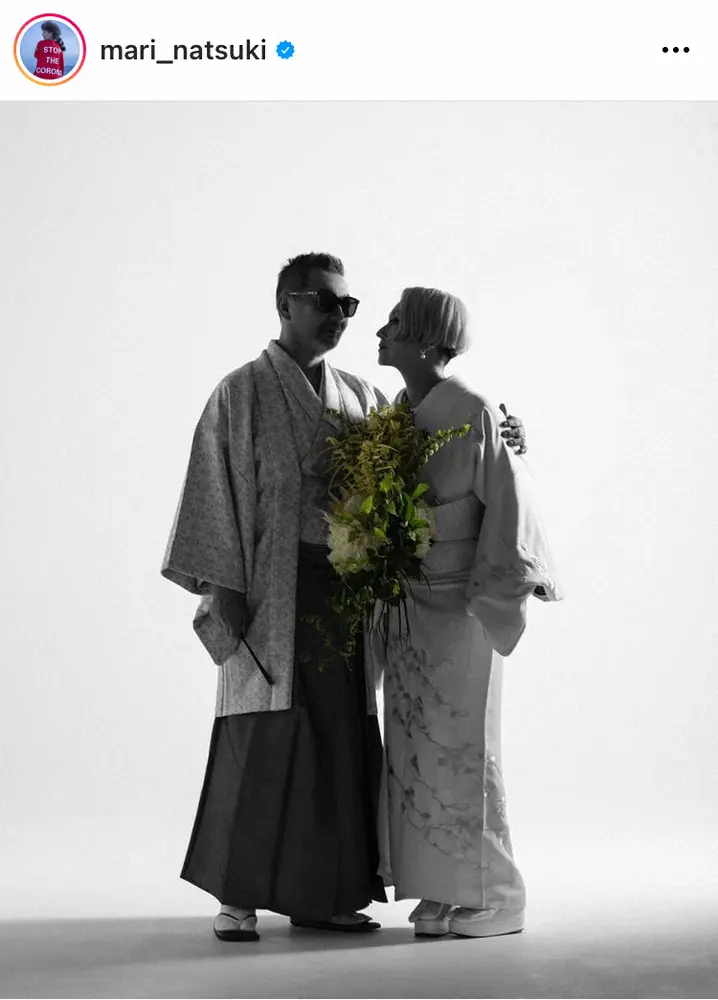 【画像・写真】夏木マリ　結婚10周年、芸術的な挙式ショットに「お2人の愛が本当に美しい」「憧れます」の声