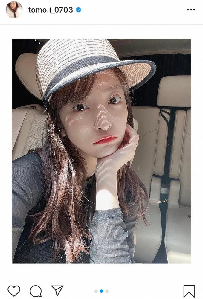 【画像・写真】板野友美　「夏が待ち遠しい」麦わら帽子姿披露にファン「麦わらともちんかわいい」「似合ってる!」