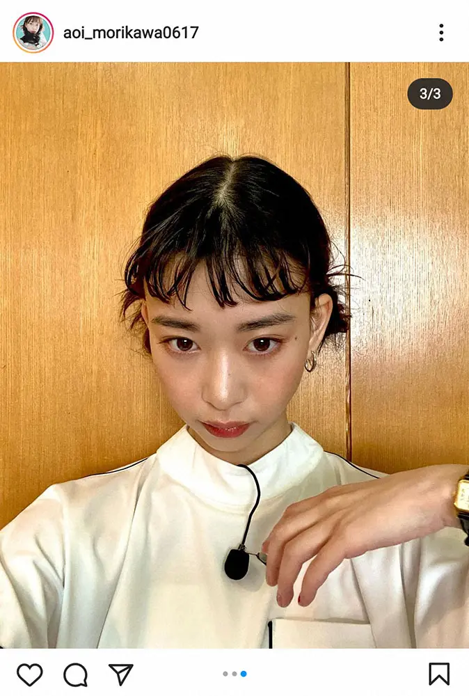 【画像・写真】森川葵　オン眉＆あご引き自撮りにファン絶賛「最高です！」「どの角度でも可愛い」