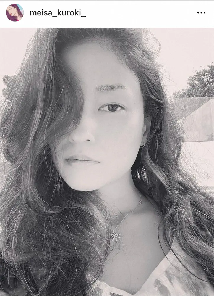 【画像・写真】黒木メイサ　ふわふわヘアーのどアップショットに「相変わらずお美しい」「すっぴんですか？」