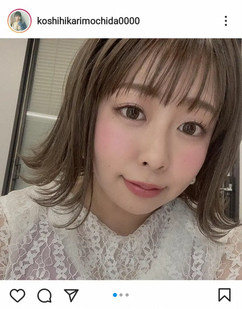 【画像・写真】餅田コシヒカリ　「艶っぽくいまどきフェイス」どアップショットに「倍増可愛い」の声
