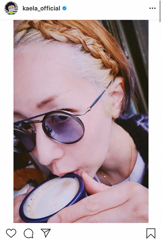 【画像・写真】木村カエラ　グラデーションカラーの編み込みヘアアレンジに「真似したい」　サングラスへの注目も